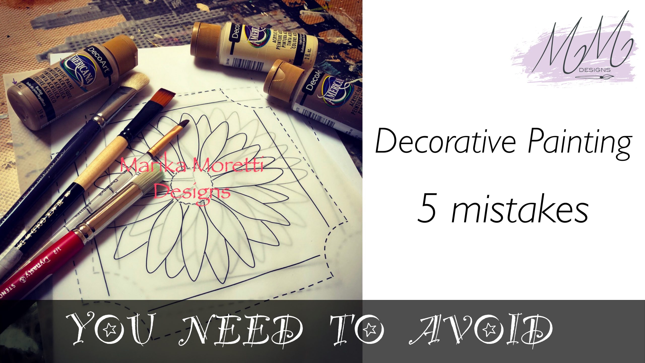 Decorative Painting: mistakes to avoid